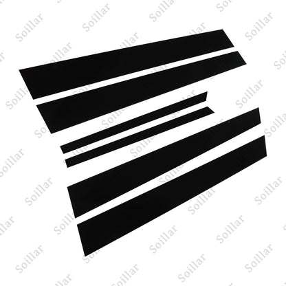 For Honda Accord 2003-2007 Sedan 4DR Black Window Door Pillar Posts Cover Trims