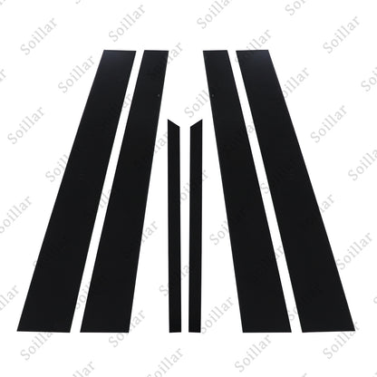 For Honda Accord 2003-2007 Sedan 4DR Black Window Door Pillar Posts Cover Trims