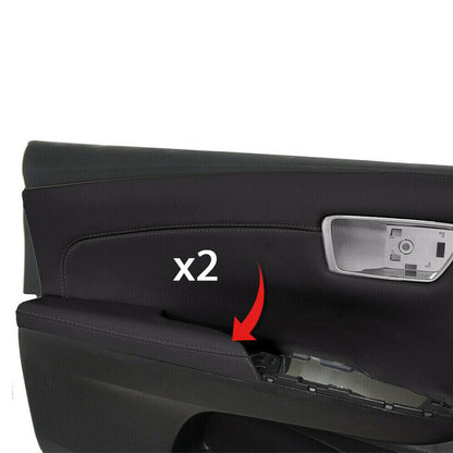Fits 2013 2014 2015-2018 Toyota Avalon Leather Armrest Door Panel Cover Black