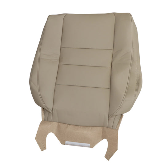 Fits 2008-2012 Honda Accord 4-Door Leather Driver Side Lean Back Seat Cover Tan