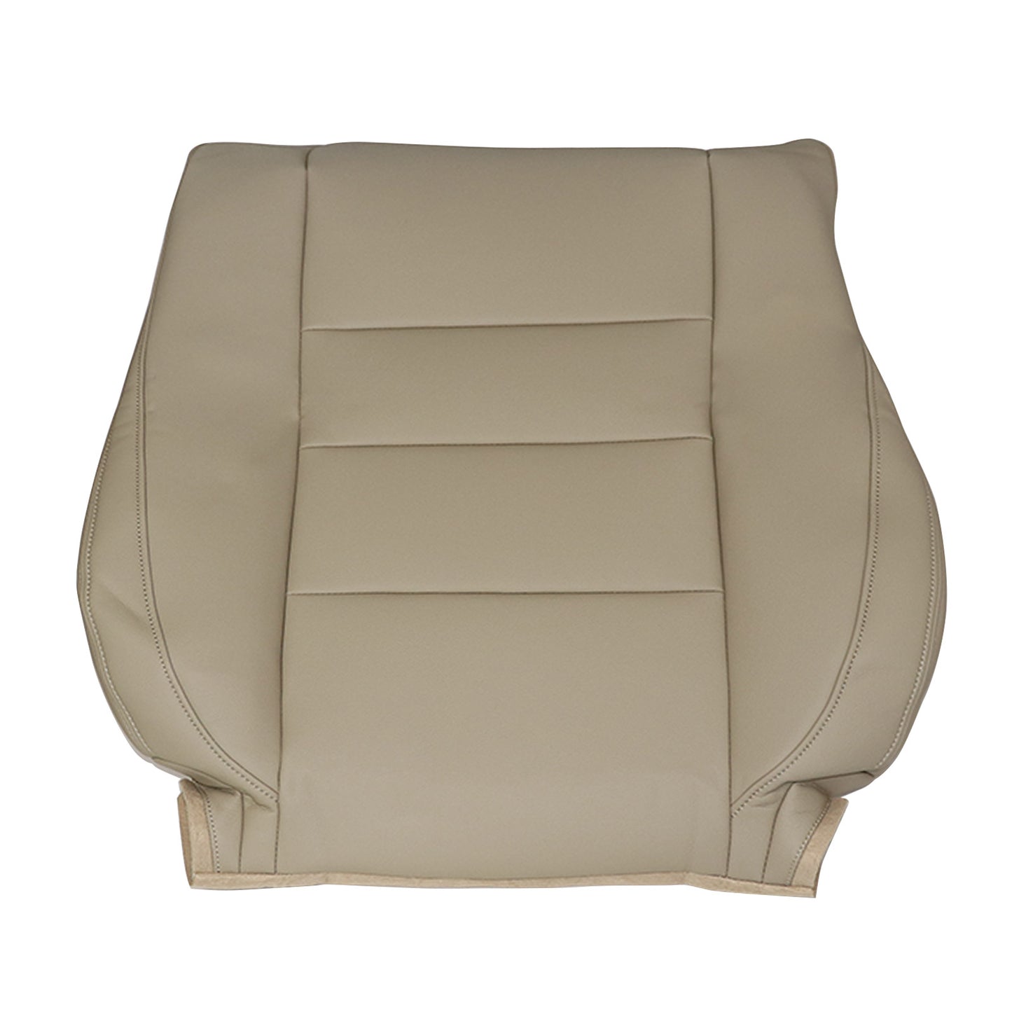 Fits 2008-2012 Honda Accord 4-Door Leather Driver Side Lean Back Seat Cover Tan