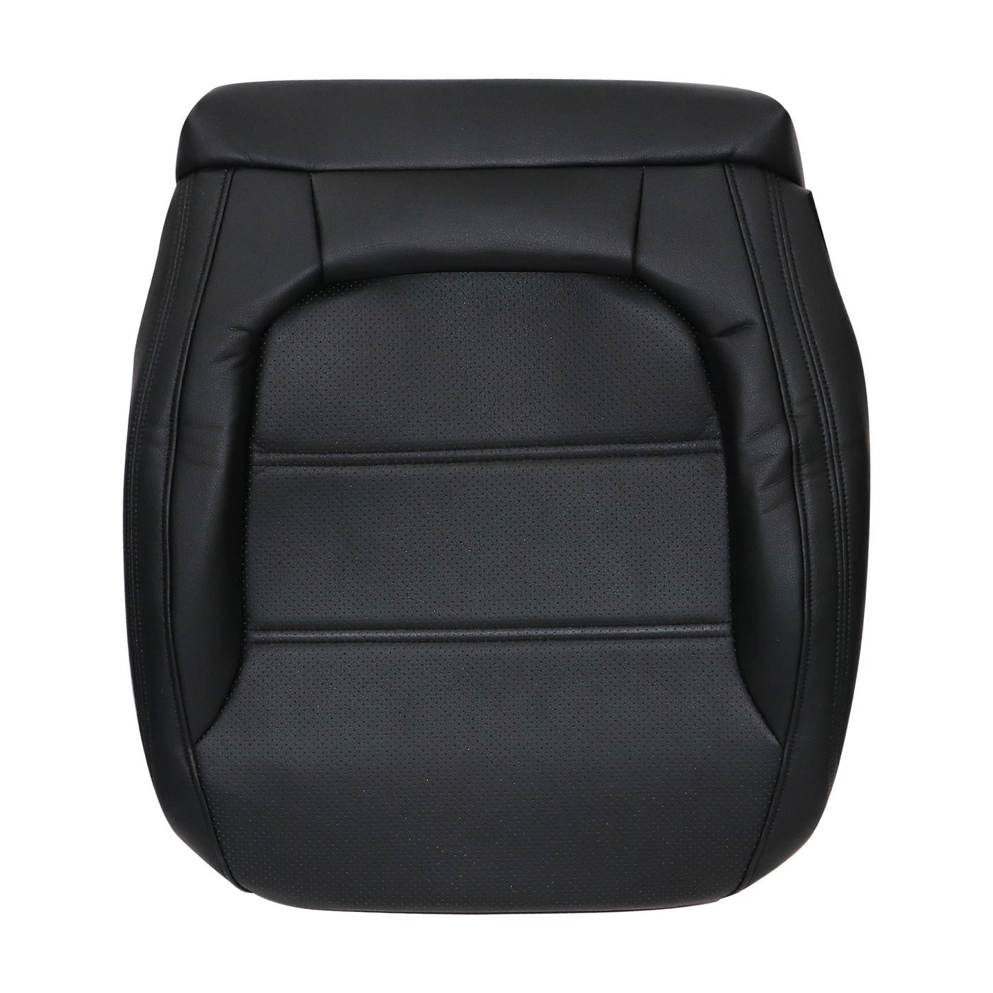 For 2011-2017 Volkswagen Jetta Passenger Bottom Leather Seat Cover Titan Black