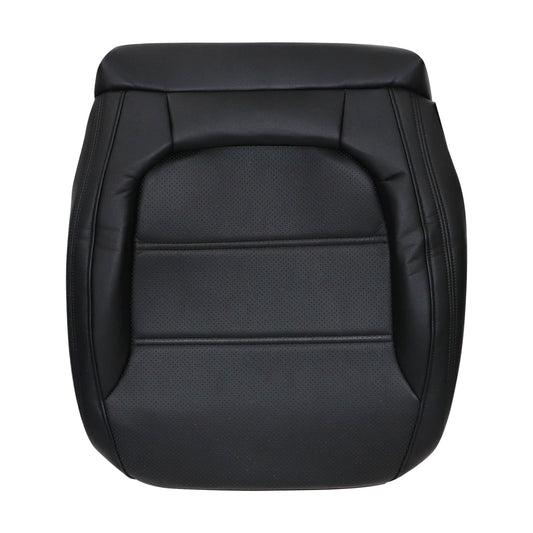 For 2011-2017 Volkswagen Jetta Passenger Bottom Leather Seat Cover Titan Black