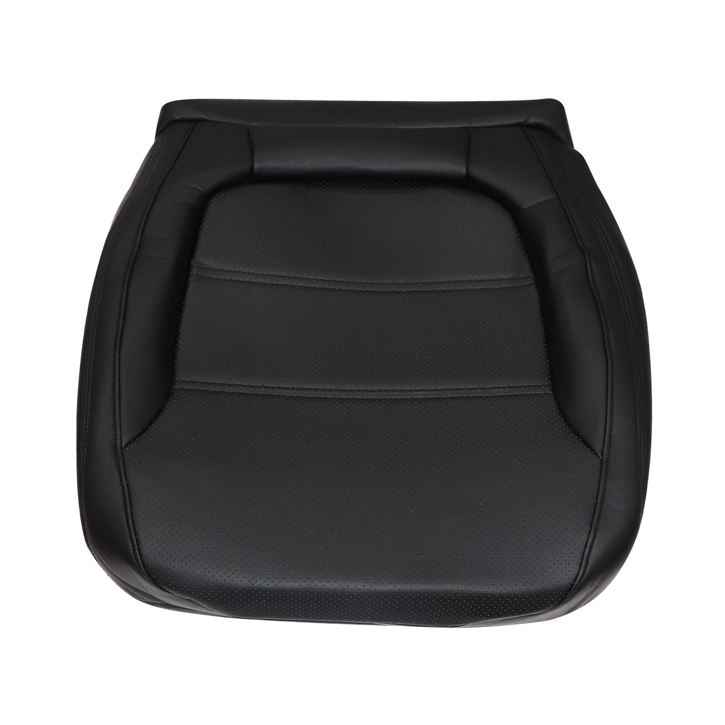 For 2011-2017 Volkswagen Jetta Passenger Bottom Leather Seat Cover Titan Black