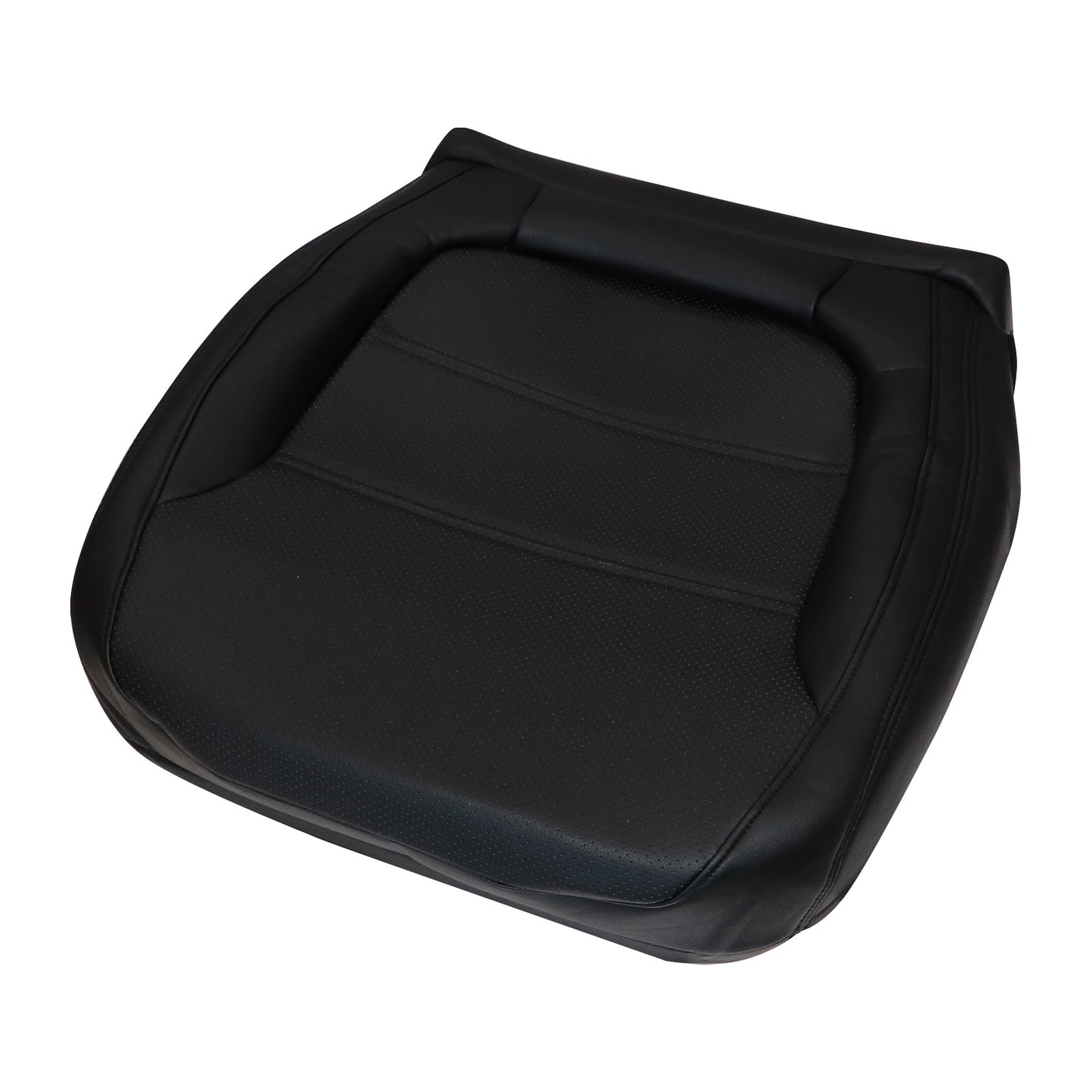 For 2011-2017 Volkswagen Jetta Passenger Bottom Leather Seat Cover Titan Black