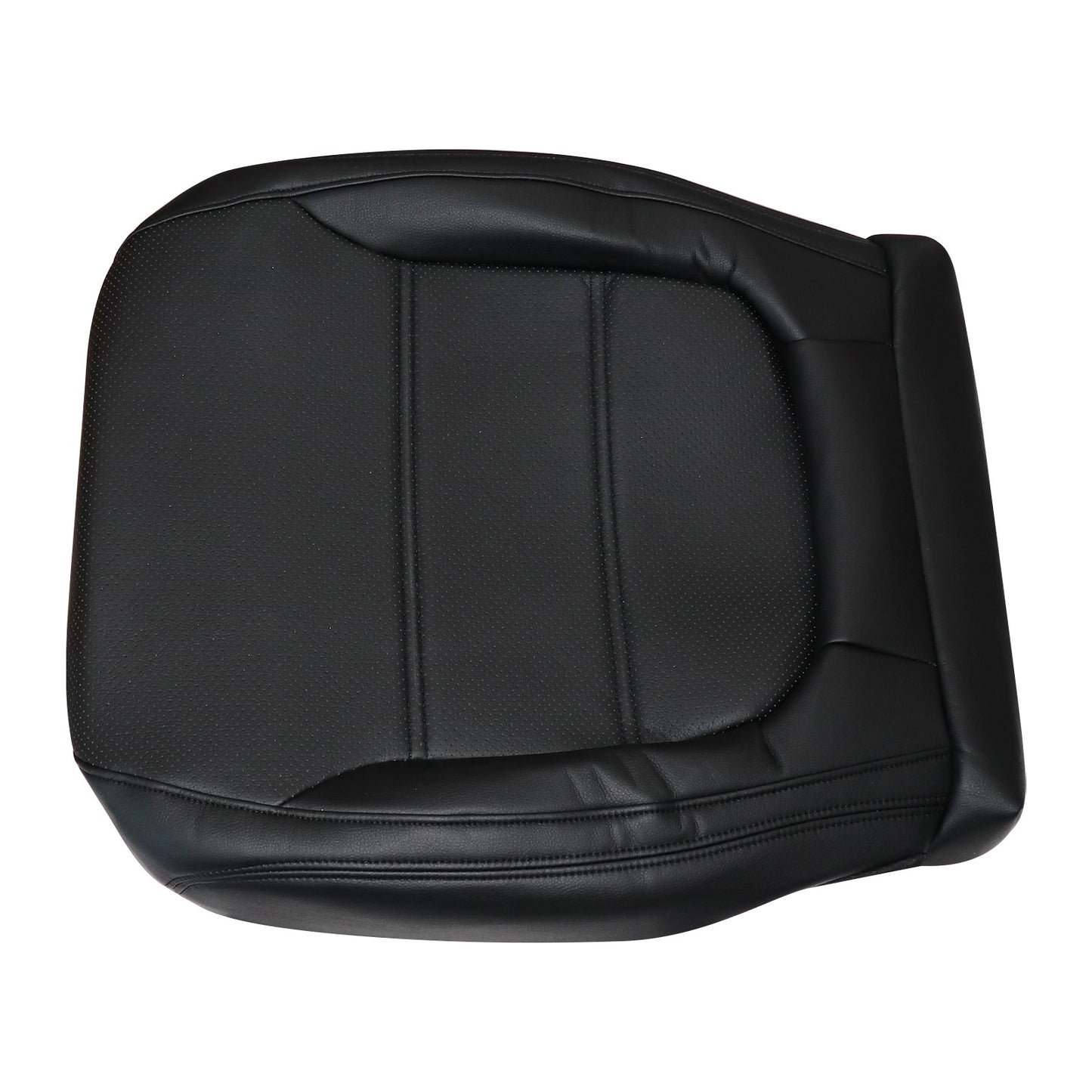 For 2011-2017 Volkswagen Jetta Passenger Bottom Leather Seat Cover Titan Black