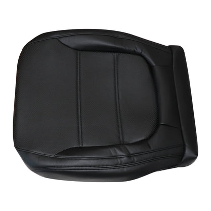 For 2011-2017 Volkswagen Jetta Passenger Bottom Leather Seat Cover Titan Black