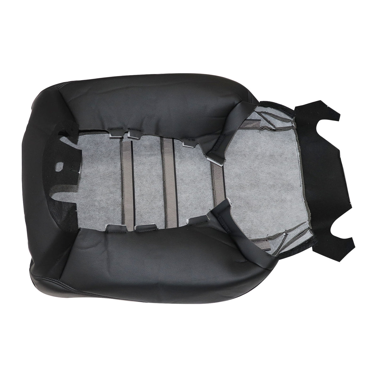For 2008 2009-2012 Honda Accord Passenger Top Lean Back Leather Seat Cover Black