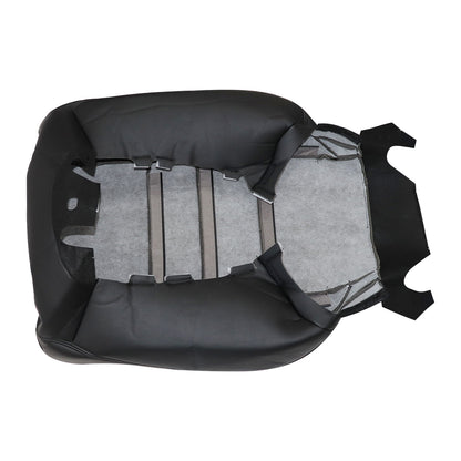 For 2008 2009-2012 Honda Accord Passenger Top Lean Back Leather Seat Cover Black