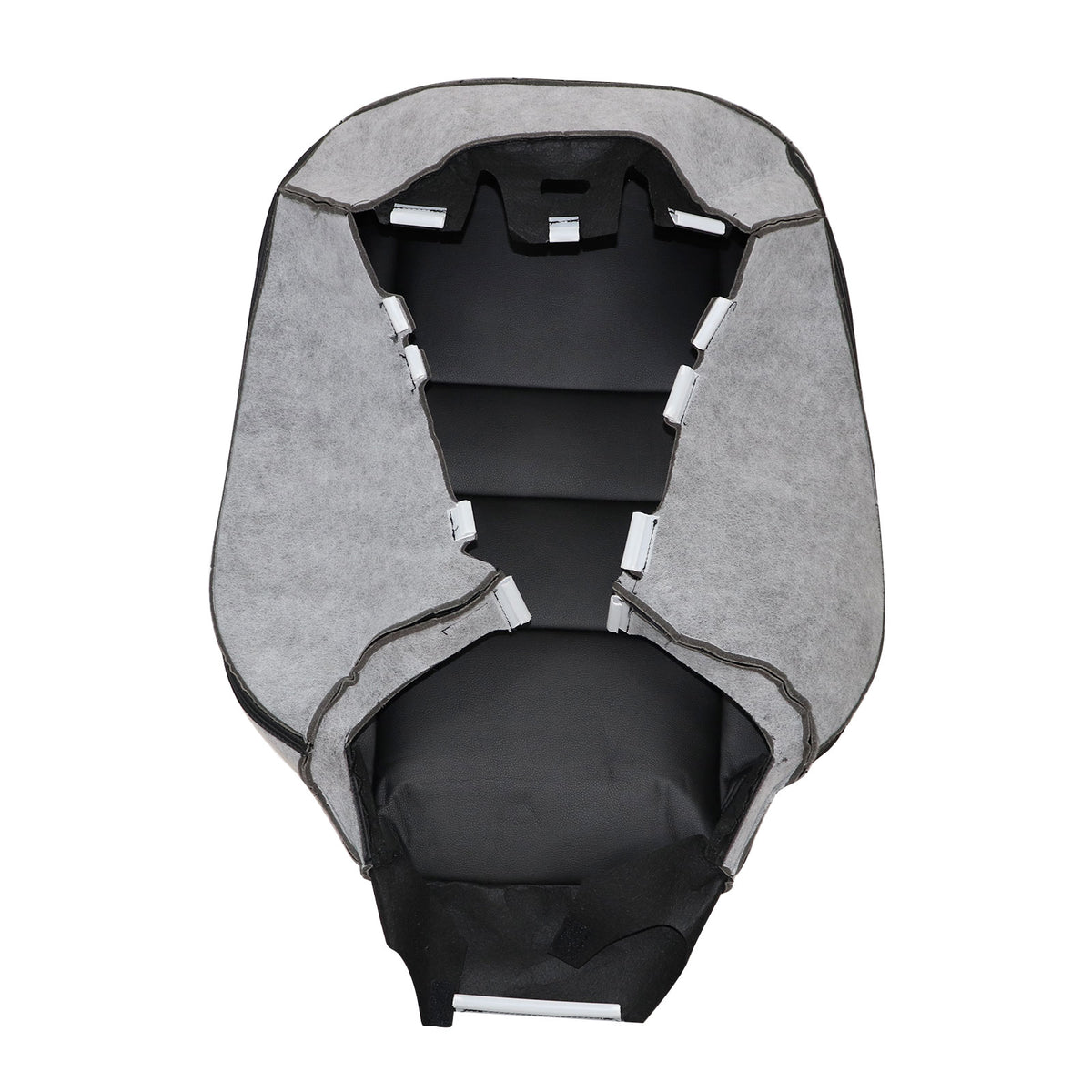 For 2008 2009-2012 Honda Accord Passenger Top Lean Back Leather Seat Cover Black