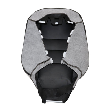 For 2008 2009-2012 Honda Accord Passenger Top Lean Back Leather Seat Cover Black