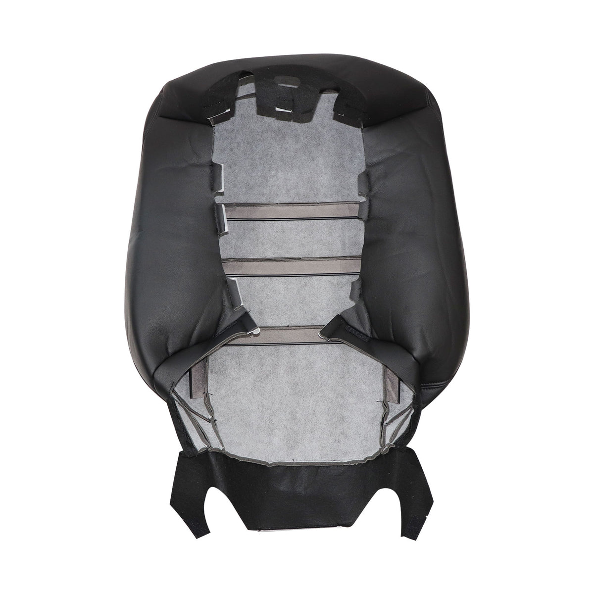 For 2008 2009-2012 Honda Accord Passenger Top Lean Back Leather Seat Cover Black