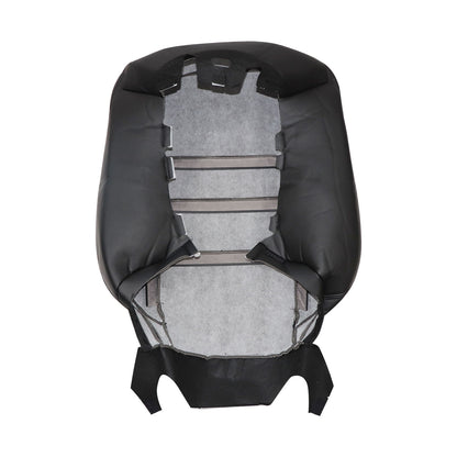 For 2008 2009-2012 Honda Accord Passenger Top Lean Back Leather Seat Cover Black