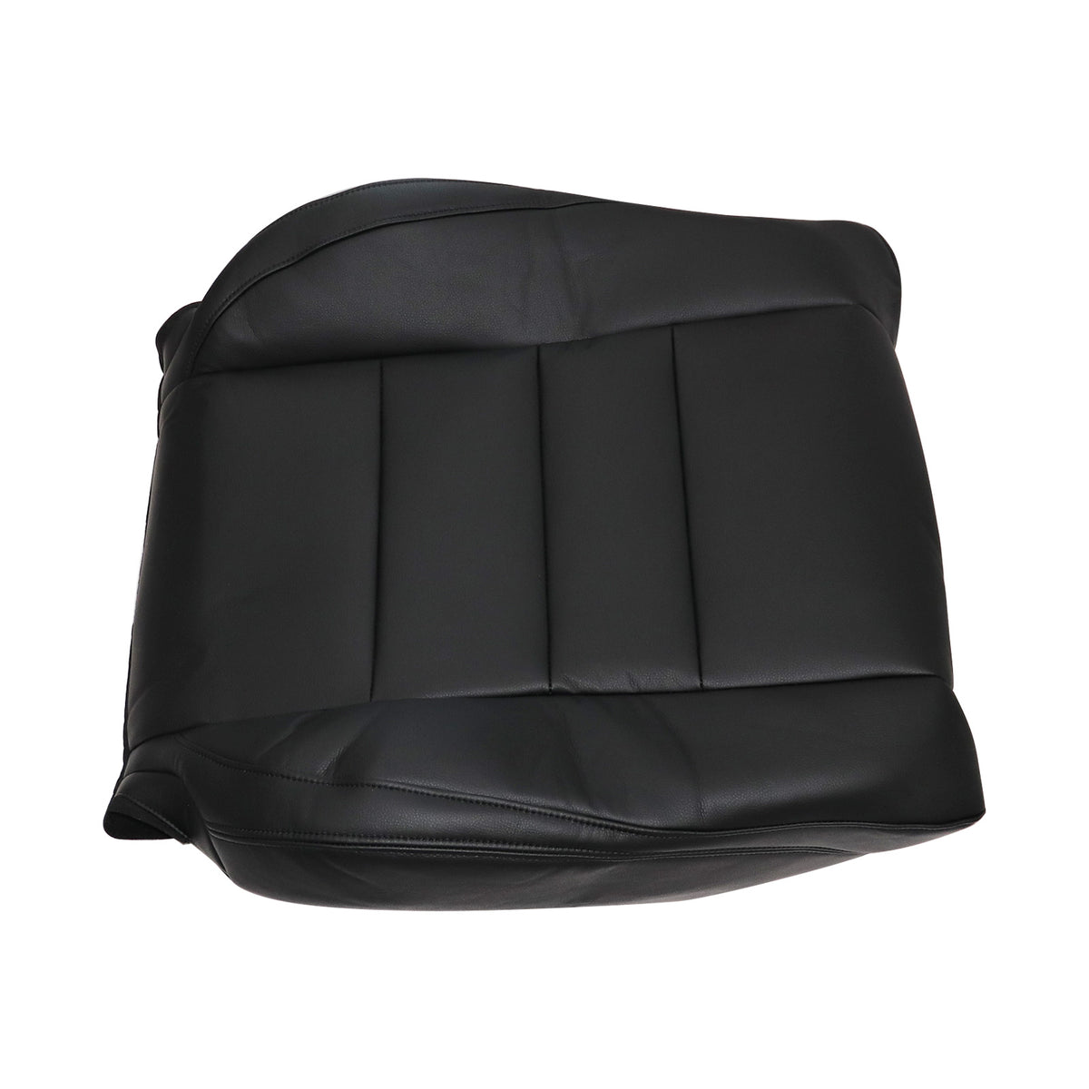 For 2008 2009-2012 Honda Accord Passenger Top Lean Back Leather Seat Cover Black