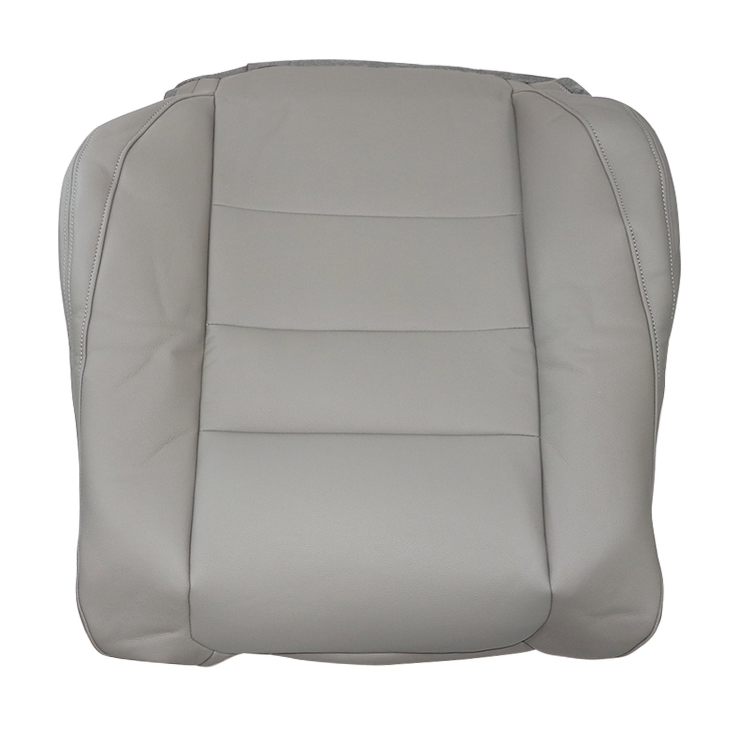 For 2008-2012 Honda Accord 4-Door Leather Passenger Side Upper Seat Cover Gray