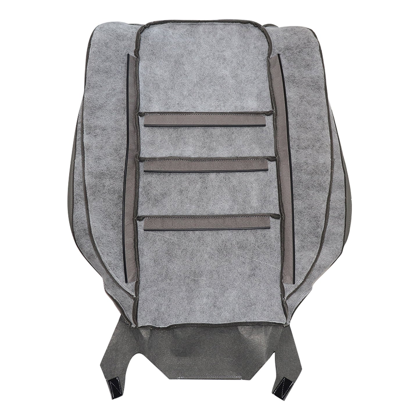 For 2008-2012 Honda Accord 4-Door Leather Passenger Side Upper Seat Cover Gray