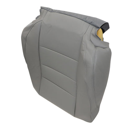 For 2008-2012 Honda Accord 4-Door Leather Passenger Side Upper Seat Cover Gray