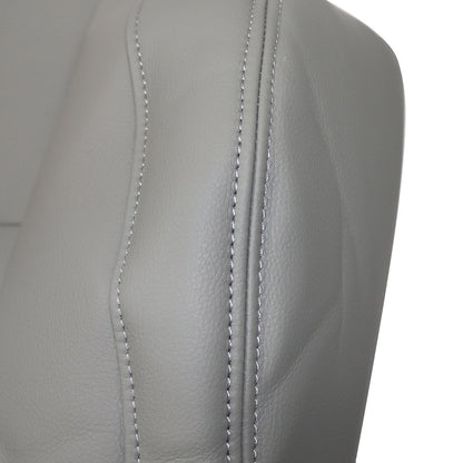 For 2008-2012 Honda Accord 4-Door Leather Passenger Side Upper Seat Cover Gray