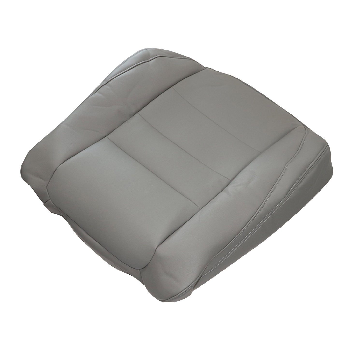 For 2008-2012 Honda Accord 4-Door Leather Passenger Side Upper Seat Cover Gray