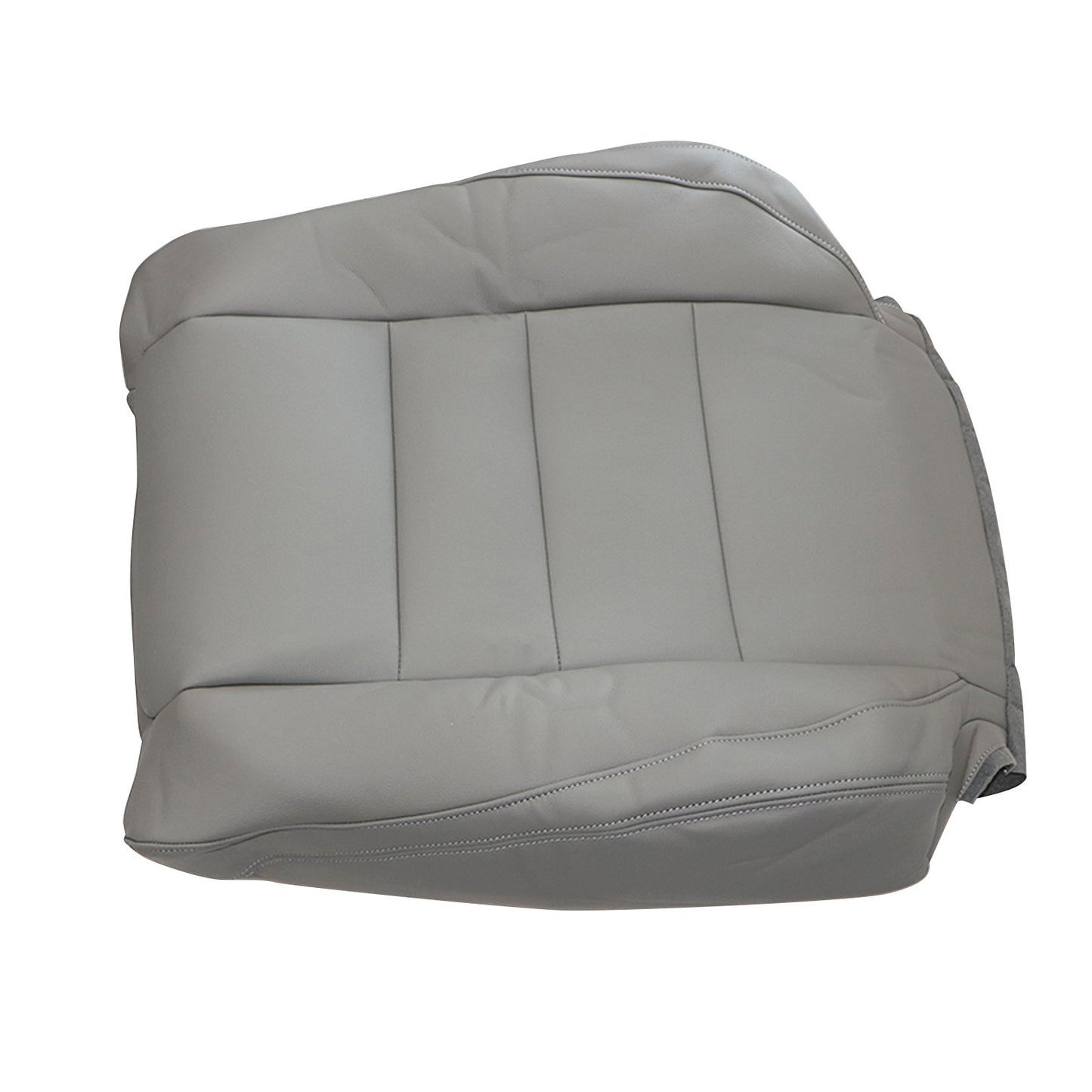 For 2008-2012 Honda Accord 4-Door Leather Passenger Side Upper Seat Cover Gray