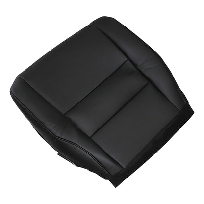 Front Passenger Lower Black Leather Seat Cover For 2007 2008-11 Honda CRV CR-V
