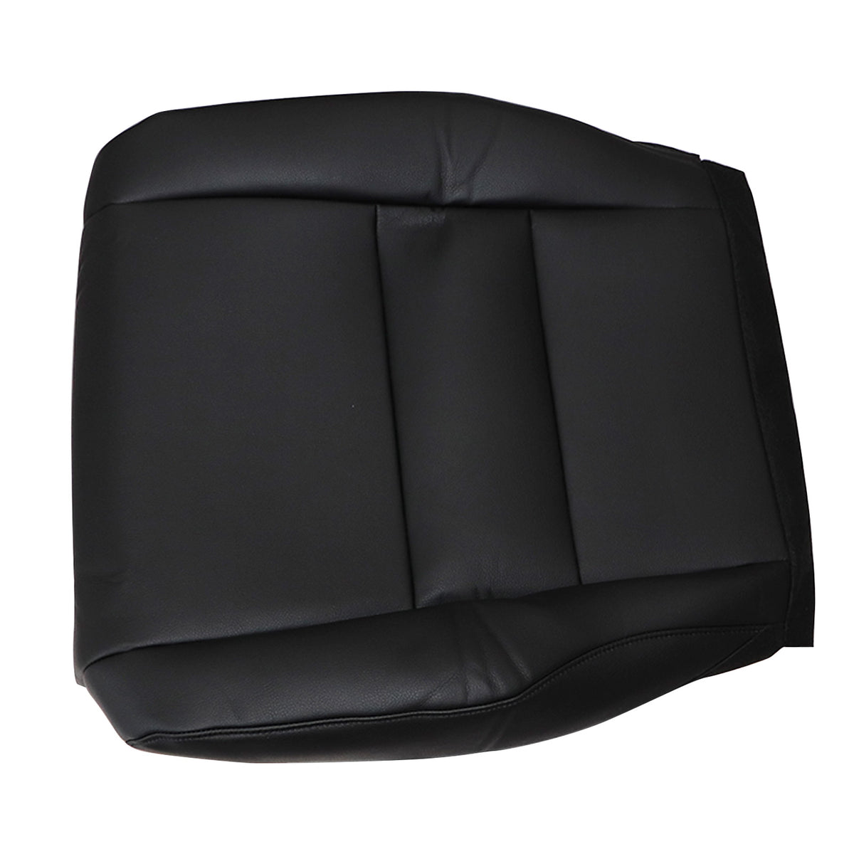 Front Passenger Lower Black Leather Seat Cover For 2007 2008-11 Honda CRV CR-V