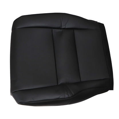 Front Passenger Lower Black Leather Seat Cover For 2007 2008-11 Honda CRV CR-V