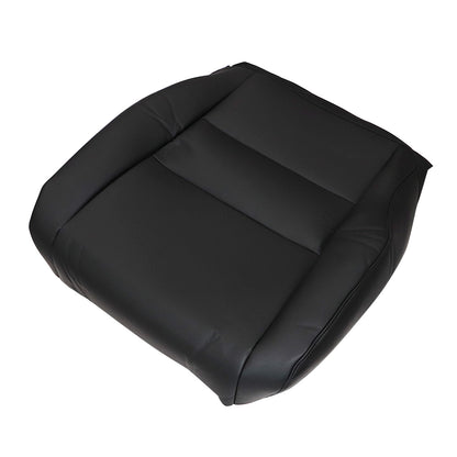 Front Passenger Lower Black Leather Seat Cover For 2007 2008-11 Honda CRV CR-V