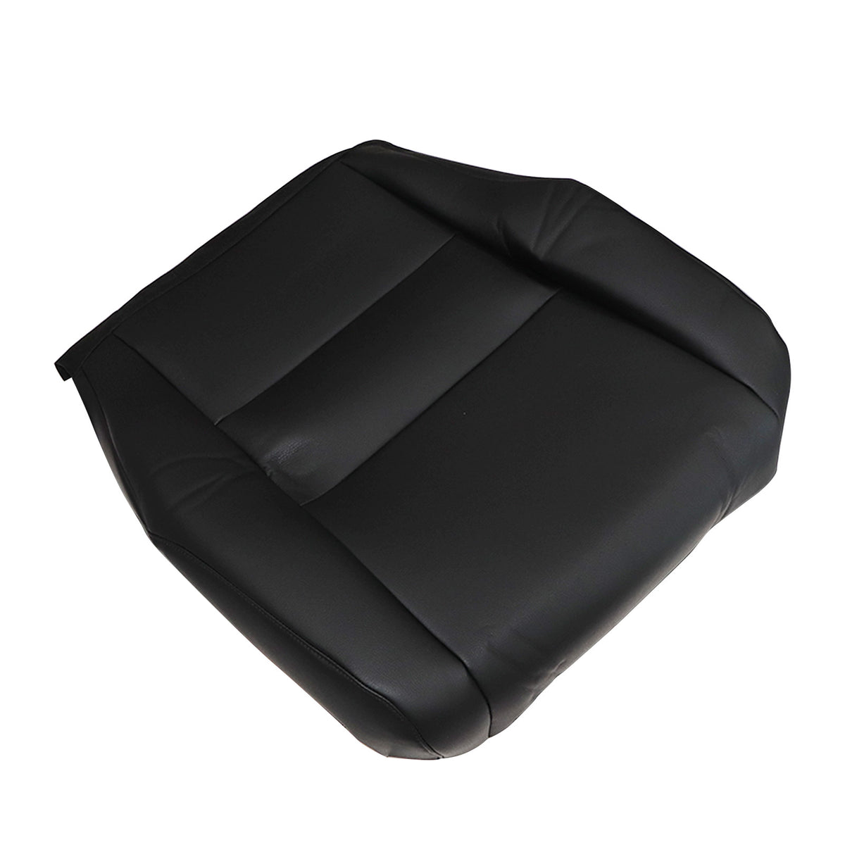 Front Passenger Lower Black Leather Seat Cover For 2007 2008-11 Honda CRV CR-V