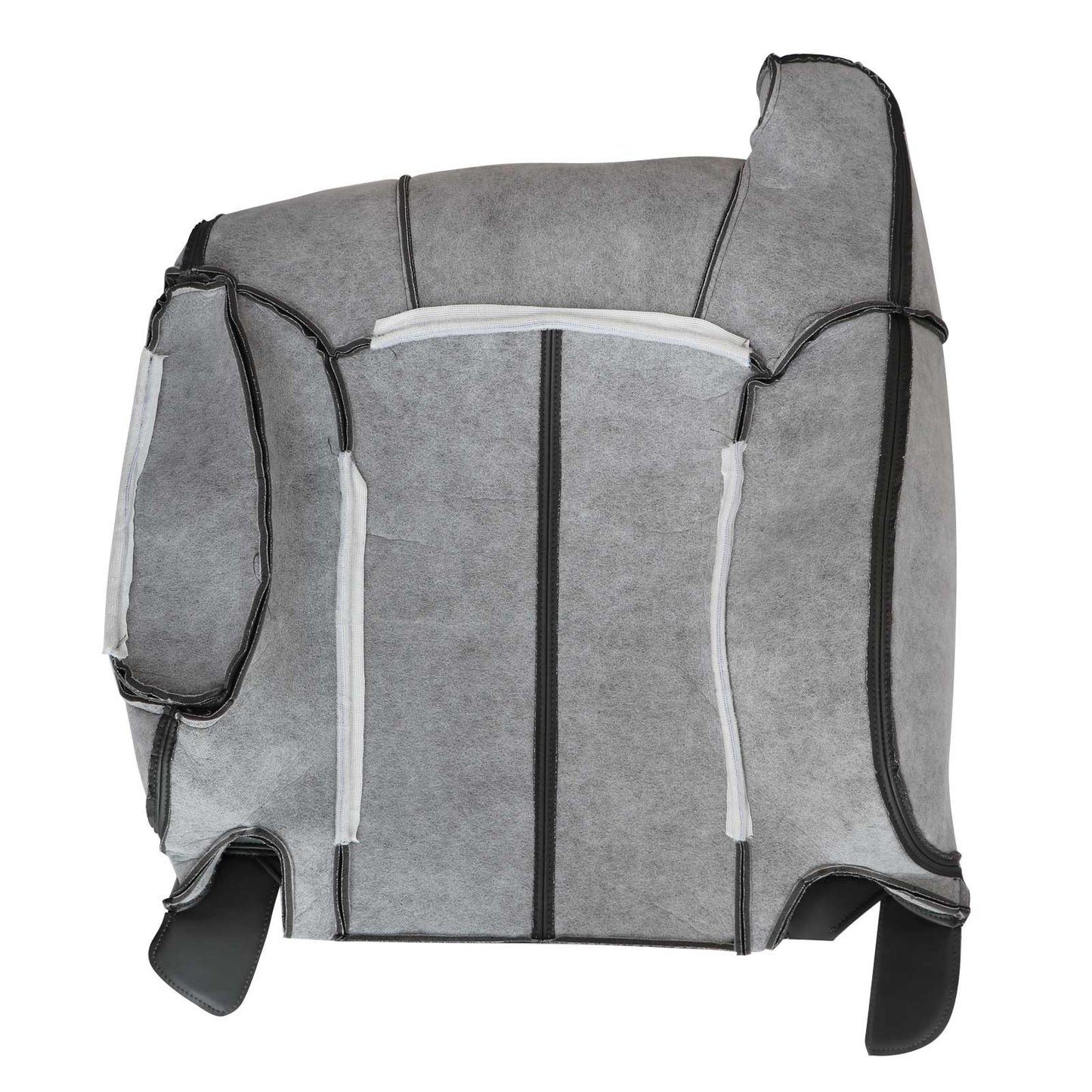For 1999 2000-2002 Chevy Suburban Tahoe Passenger Top Leather Seat Cover Dk Gray