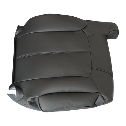 For 1999 2000-2002 Chevy Suburban Tahoe Passenger Top Leather Seat Cover Dk Gray