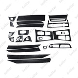 For BMW X5 E70 X6 E71 08-14 3D Carbon Fiber Pattern Interior Trim Decals Matte
