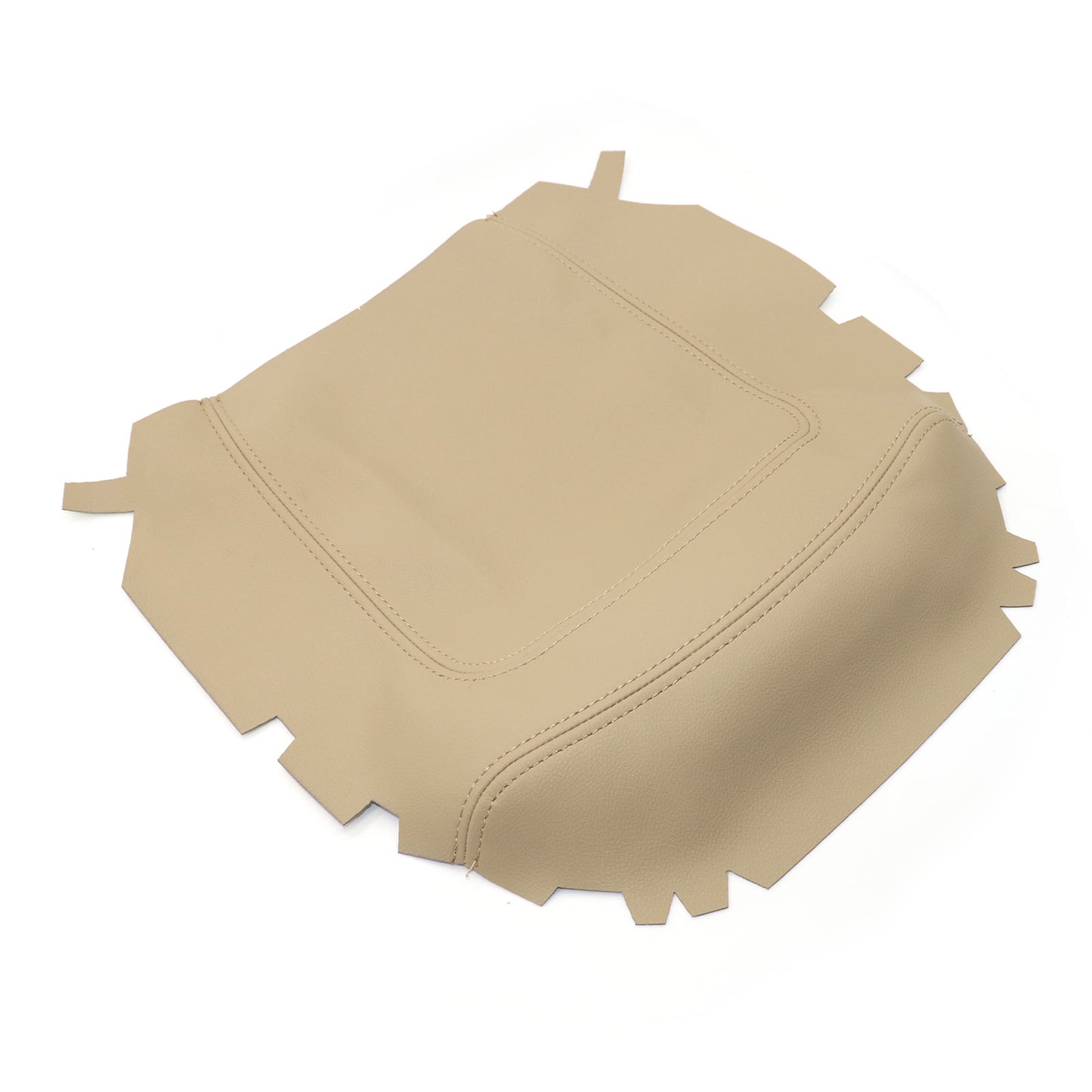 For 97-2003 Ford F-150 Lariat Leather Center Console Lid Armrest Cover Beige Tan
