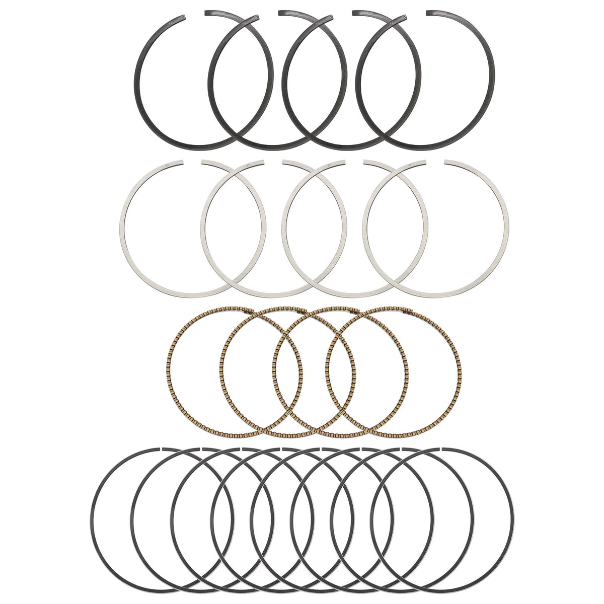 Fit for Hyundai Accent Veloster Rio 1.6L 2012-17 1 Set of Engine Piston Ring STD