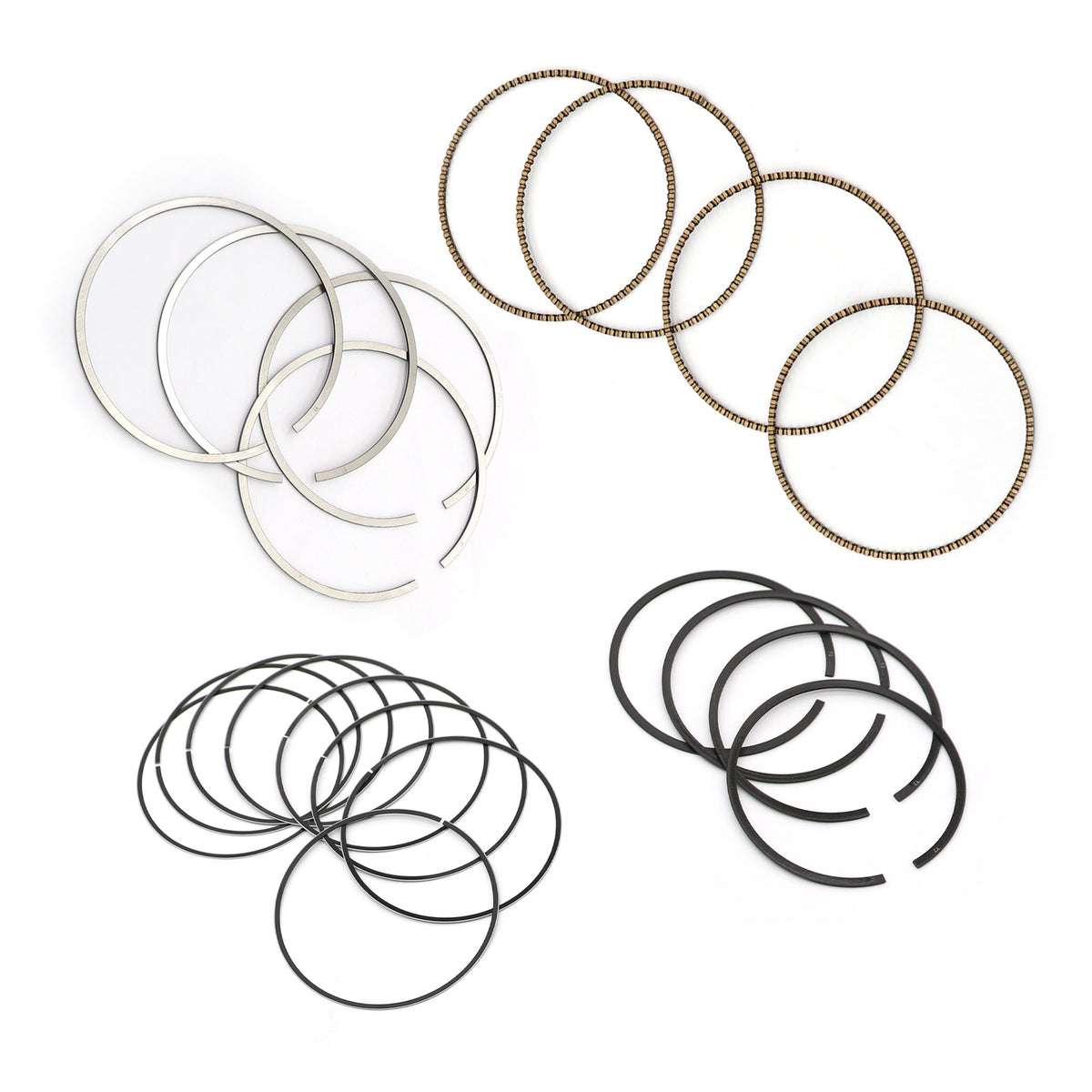 Fit for Hyundai Accent Veloster Rio 1.6L 2012-17 1 Set of Engine Piston Ring STD