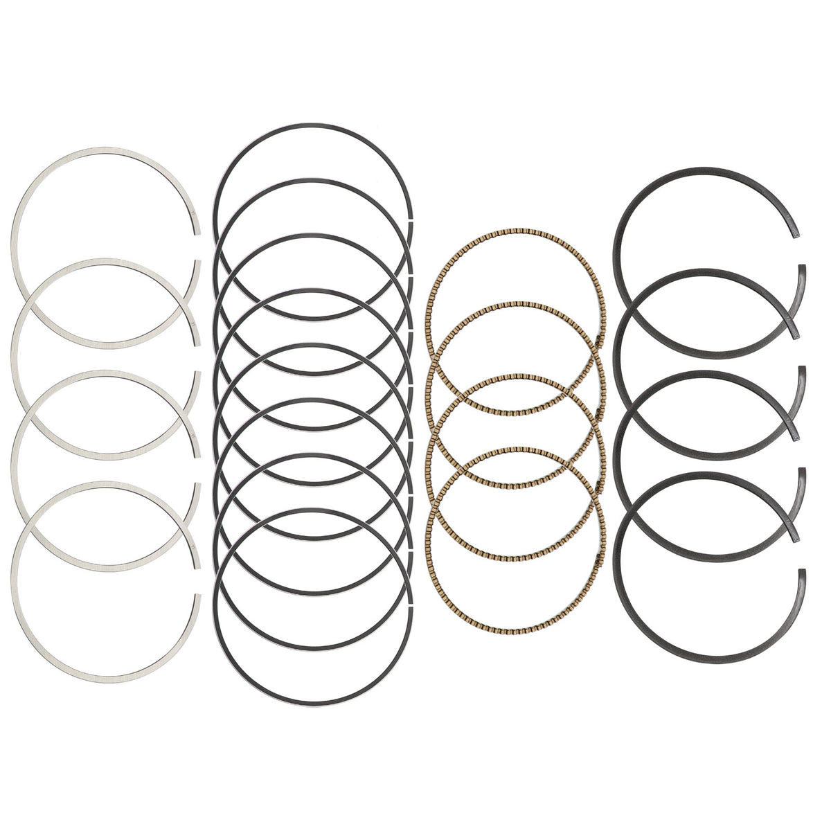Fit for Hyundai Accent Veloster Rio 1.6L 2012-17 1 Set of Engine Piston Ring STD