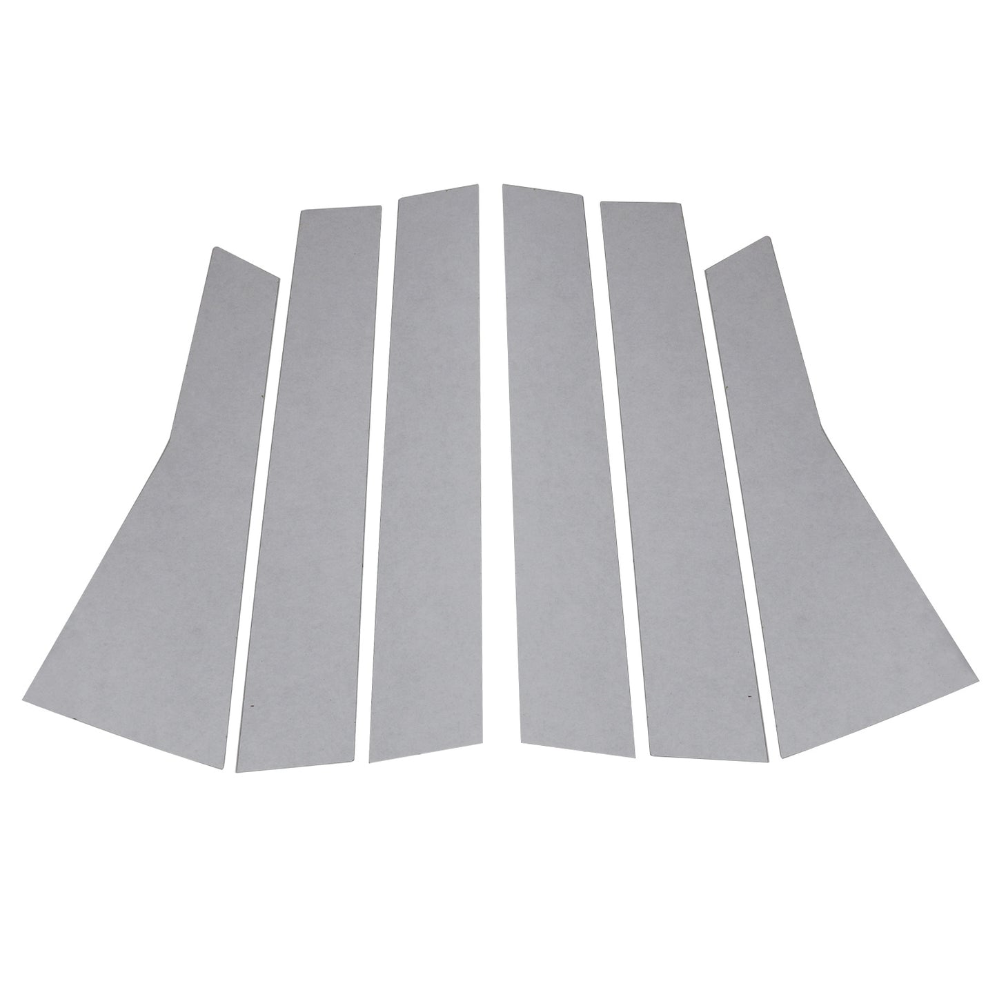 Piano Black Pillar Posts for 2017-2022 Honda CRV 6pcs Set Window Trim Cover Kits