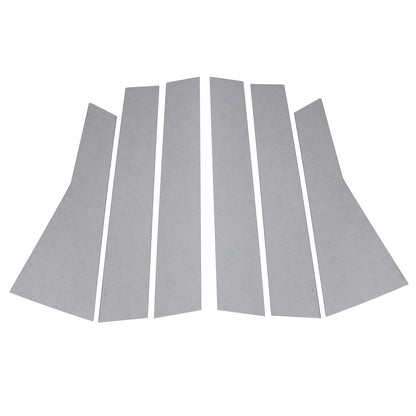 Piano Black Pillar Posts for 2017-2022 Honda CRV 6pcs Set Window Trim Cover Kits
