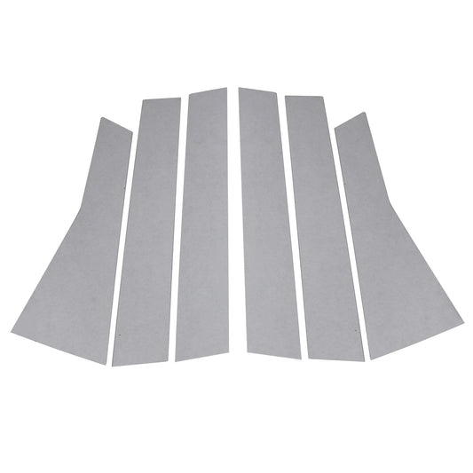 Piano Black Pillar Posts for 2017-2022 Honda CRV 6pcs Set Window Trim Cover Kits