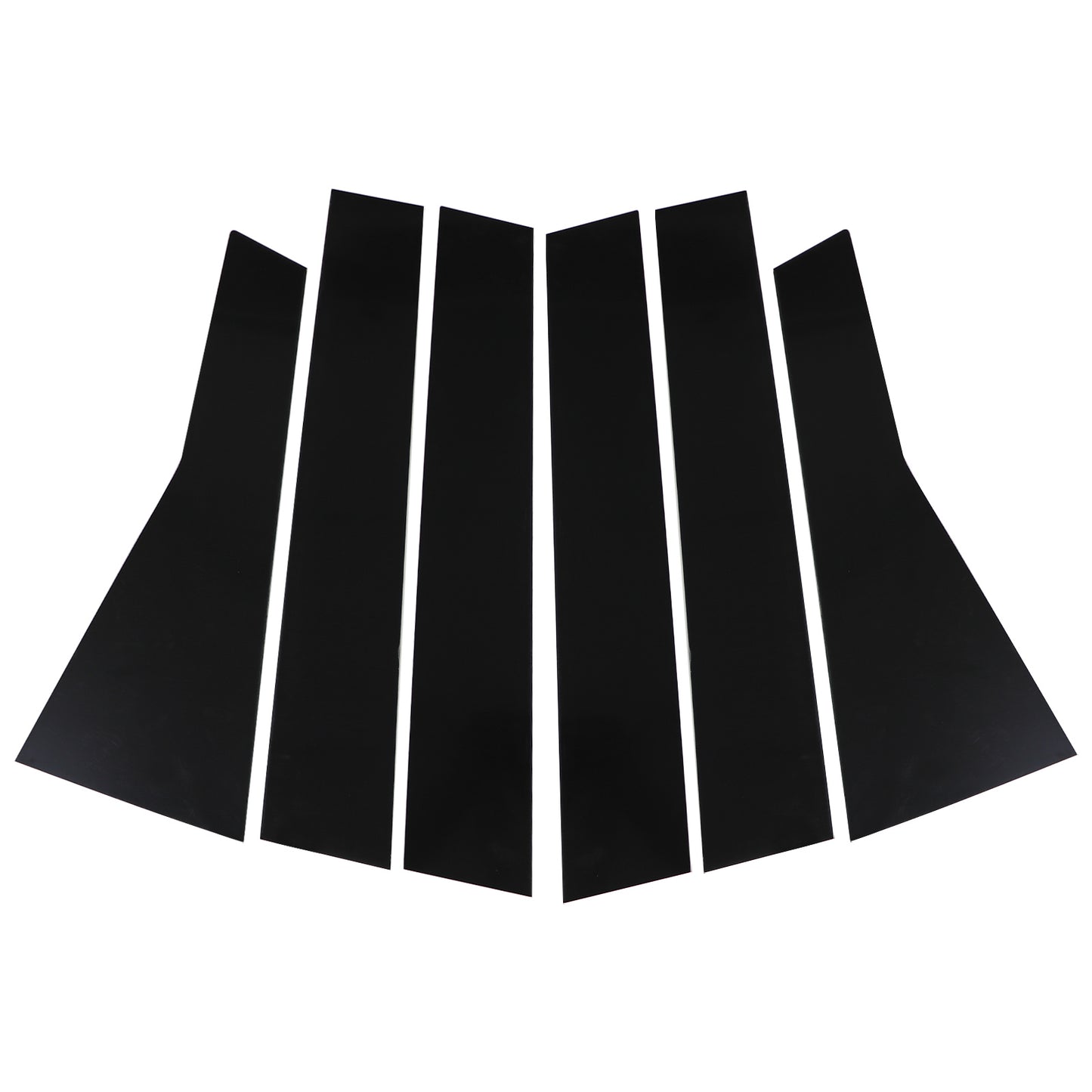 Piano Black Pillar Posts for 2017-2022 Honda CRV 6pcs Set Window Trim Cover Kits