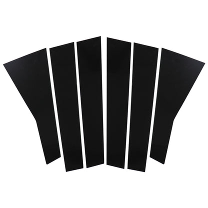 Piano Black Pillar Posts for 2017-2022 Honda CRV 6pcs Set Window Trim Cover Kits