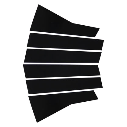 Piano Black Pillar Posts for 2017-2022 Honda CRV 6pcs Set Window Trim Cover Kits