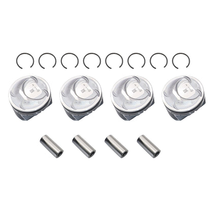 Engine Piston & Pin & Snap Ring Kit 23410-2G501 For 2010-2019 Hyundai Kia 2.4L