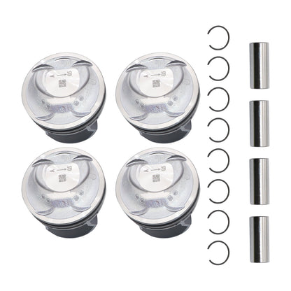 Engine Piston & Pin & Snap Ring Kit 23410-2G501 For 2010-2019 Hyundai Kia 2.4L