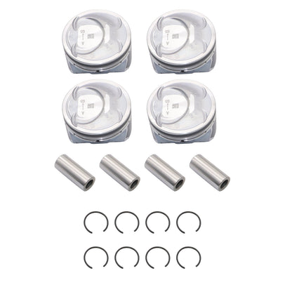 Engine Piston & Pin & Snap Ring Kit 23410-2G501 For 2010-2019 Hyundai Kia 2.4L