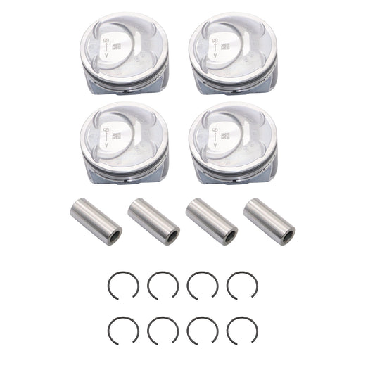 Engine Piston & Pin & Snap Ring Kit 23410-2G501 For 2010-2019 Hyundai Kia 2.4L