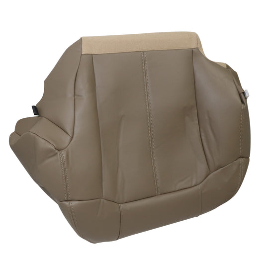 Replacement For 99-02 GMC Sierra Chevy Silverado Driver Bottom Seat Cover Tan