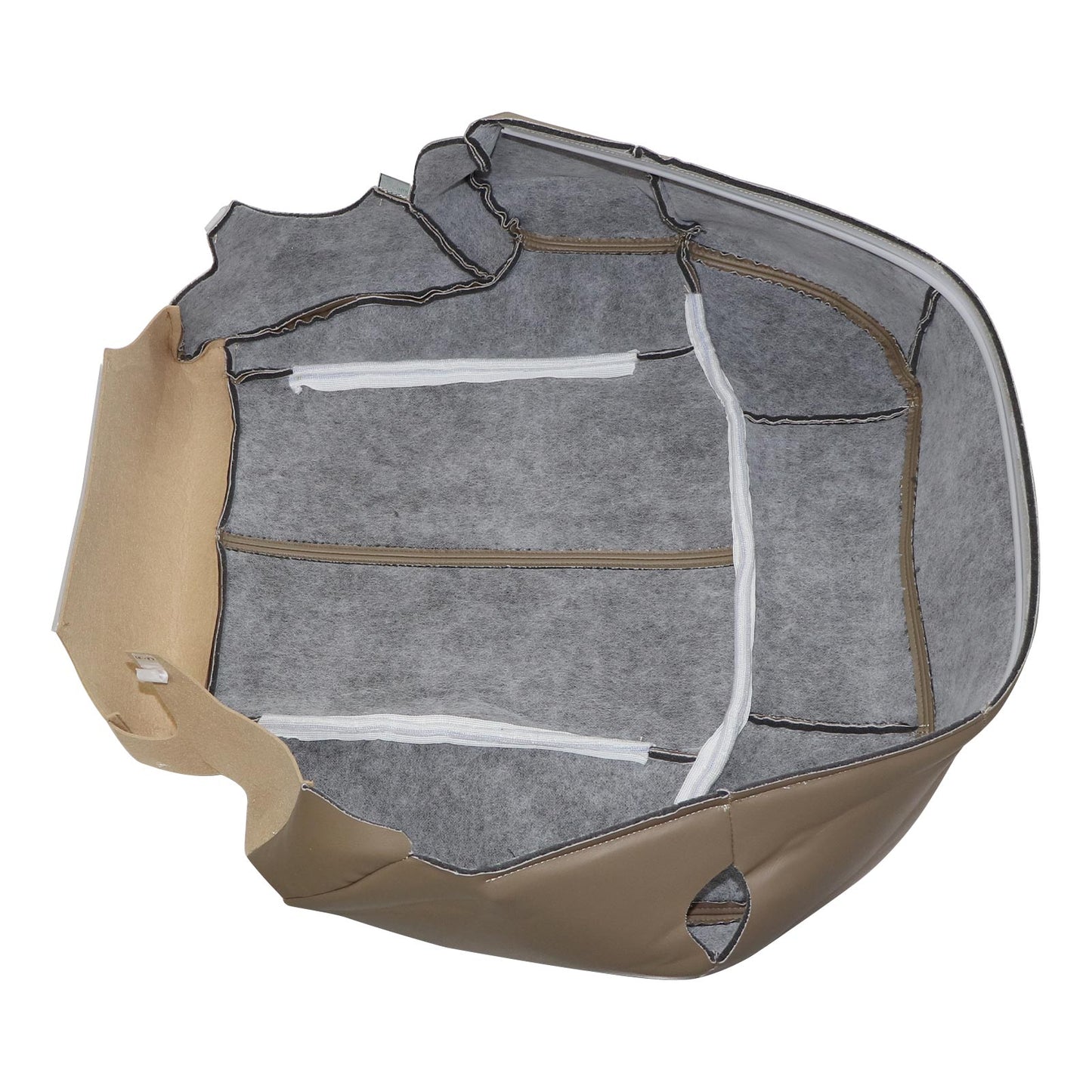 Replacement For 99-02 GMC Sierra Chevy Silverado Driver Bottom Seat Cover Tan