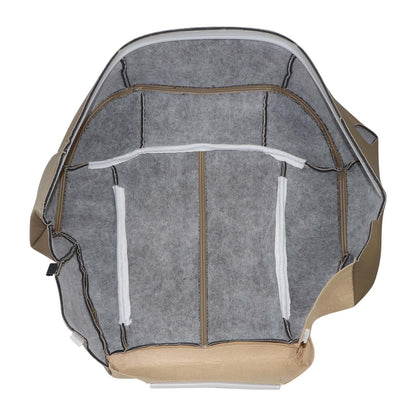 Replacement For 99-02 GMC Sierra Chevy Silverado Driver Bottom Seat Cover Tan