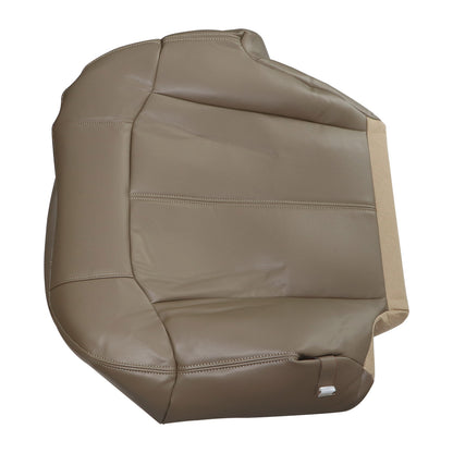 Replacement For 99-02 GMC Sierra Chevy Silverado Driver Bottom Seat Cover Tan